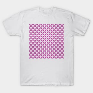 Retro Circles and Diamonds Red 6 T-Shirt